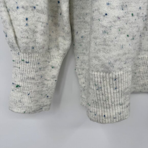 Loft Flecked Relaxed V-neck Sweater Size XL - Picture 5 of 11